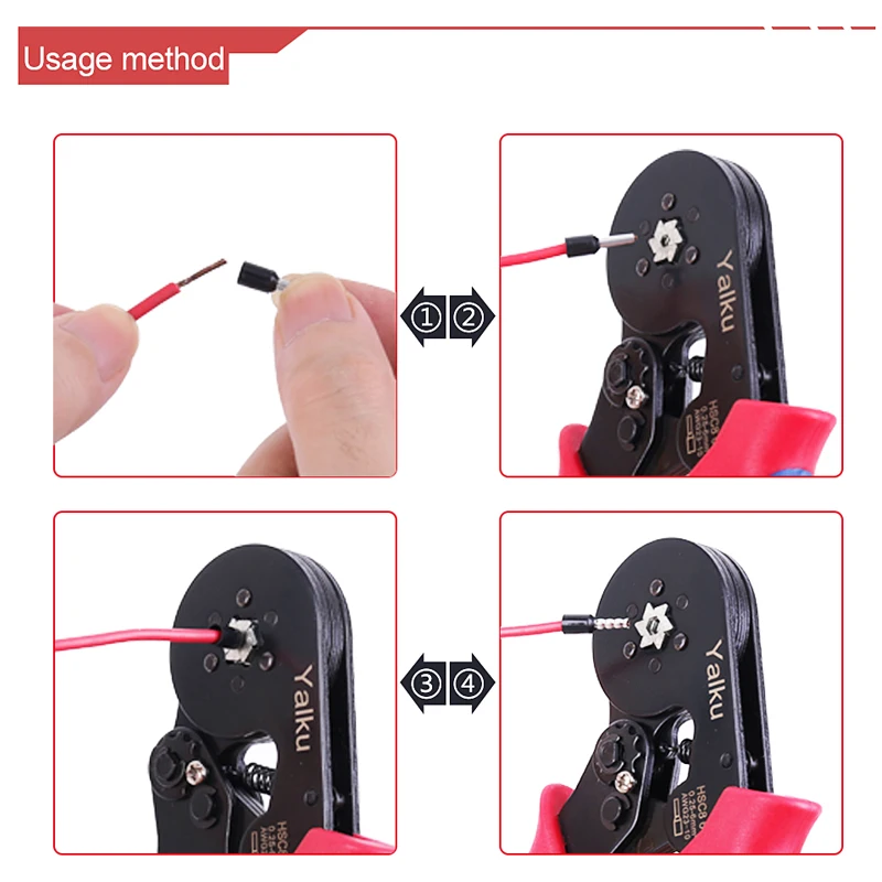 

Terminal Crimping Pliers Crimp Hand Tool Self-Adjustable Ratchet Crimper Plier Tool Set With 1200 Wire Terminals Crimp Connector