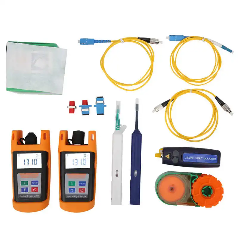 Tool Kit Loss Test Fiber Optic Power Meter Optical Light Source Industry Sensor Fiber Optic Communication Equipment