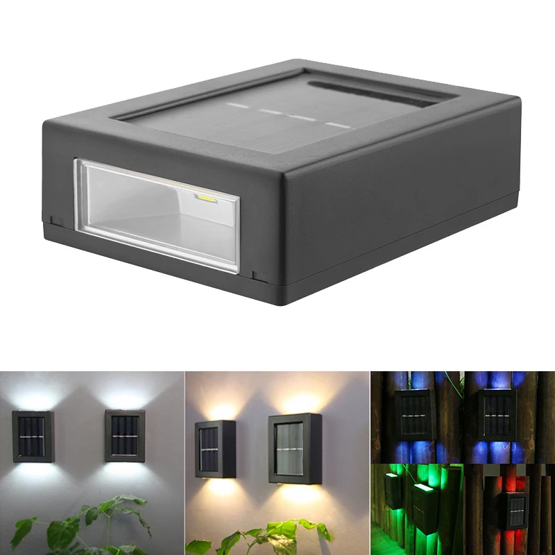 

Solar Night Light Outdoor Garden Wall Lamp Outdoor Garden Wall Light IP65 Waterproof Wall Spotlights Garden Street Path light