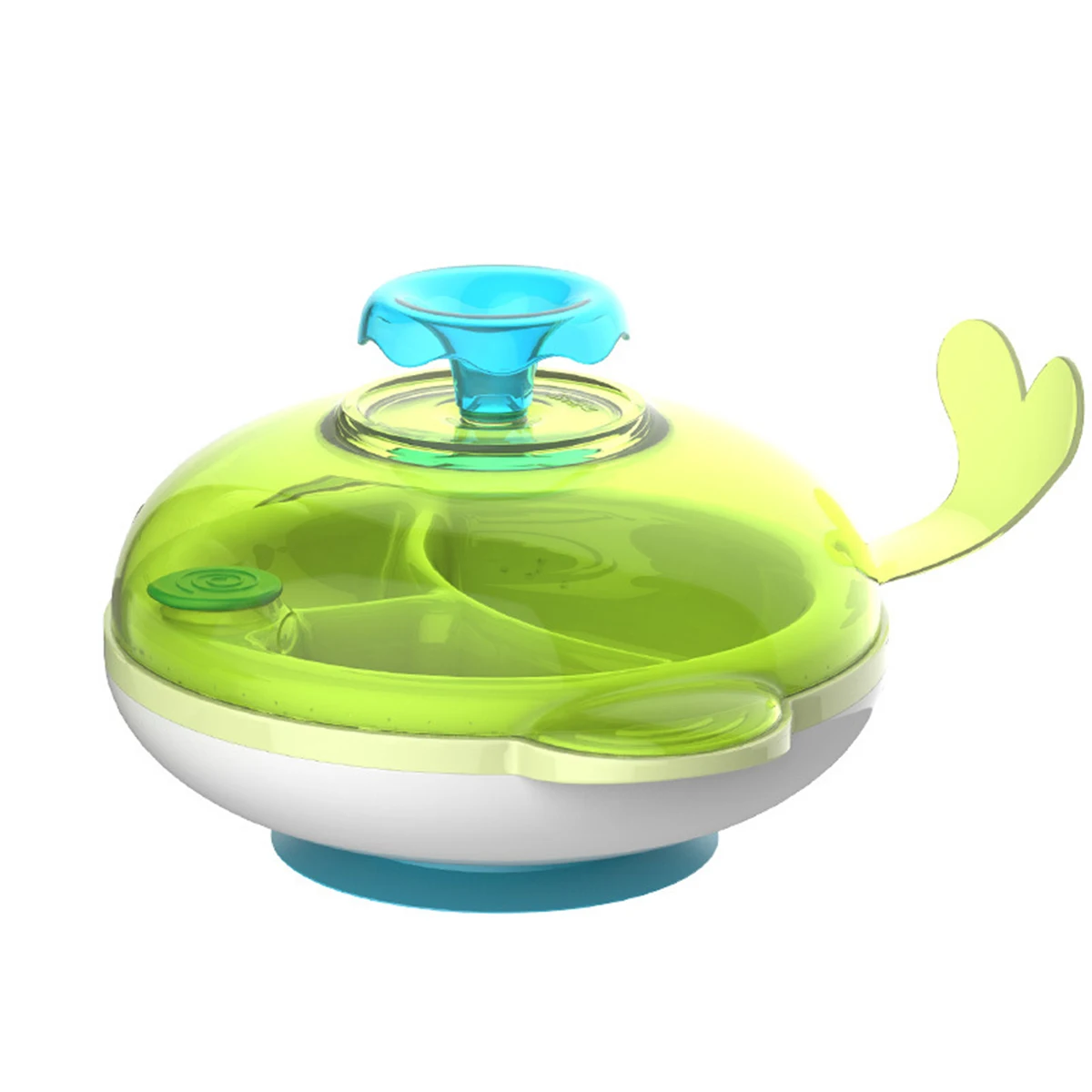 Детская термомиска для риса в форме Кита с нескользящей присоской на дне чаши