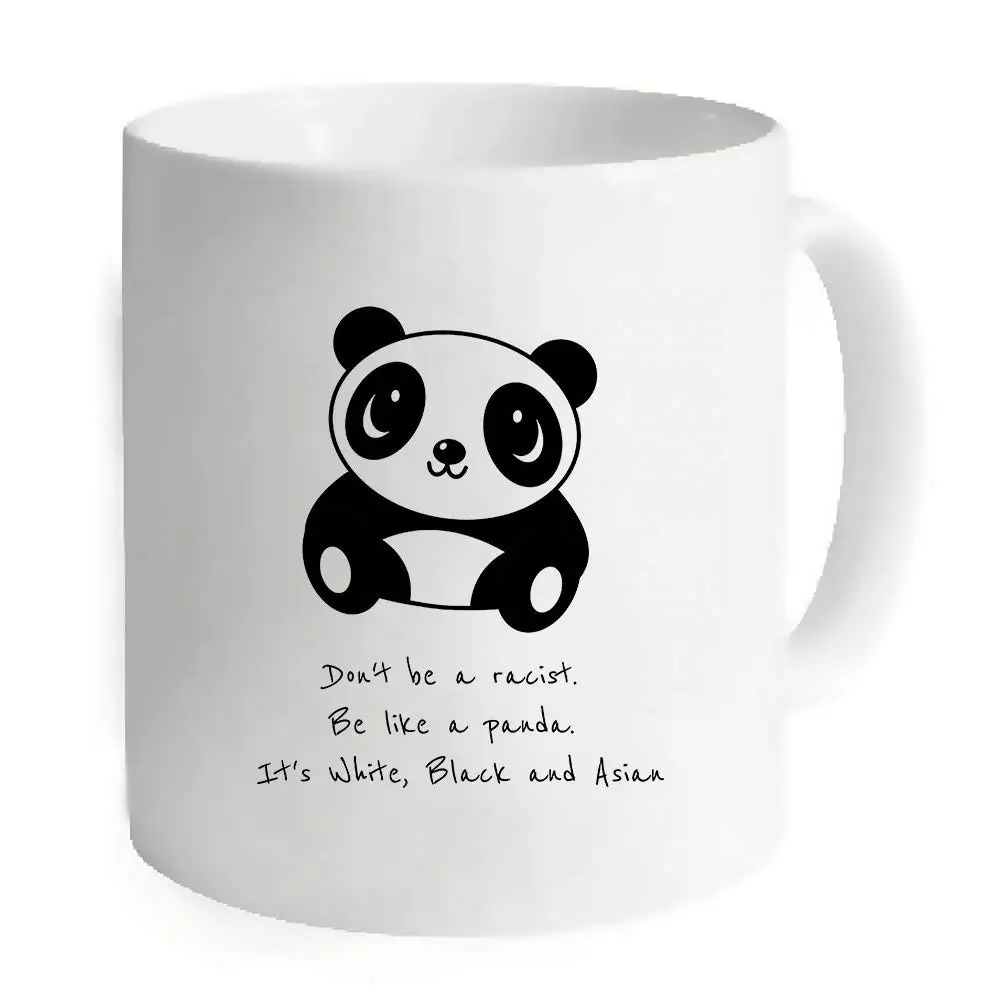 Белая кружка Be Like A Panda кофейная чайная чашка персонализированный подарок на день