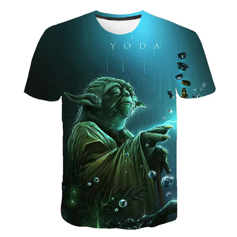 Детская футболка Yota с мандалором для мужчин и женщин 3D принтом из Звездных войн