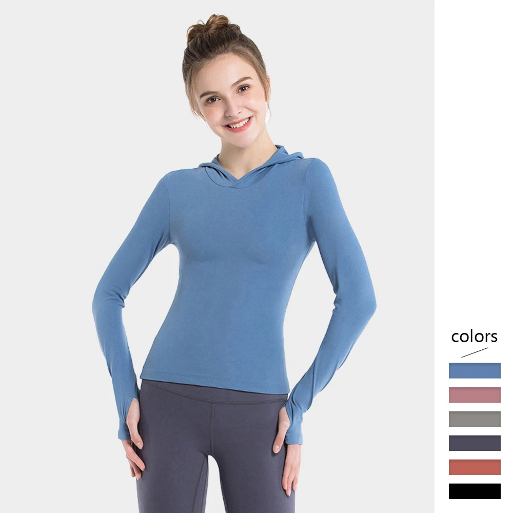 Однотонная толстовка с капюшоном женские удобные пуловеры облегающие для женщин