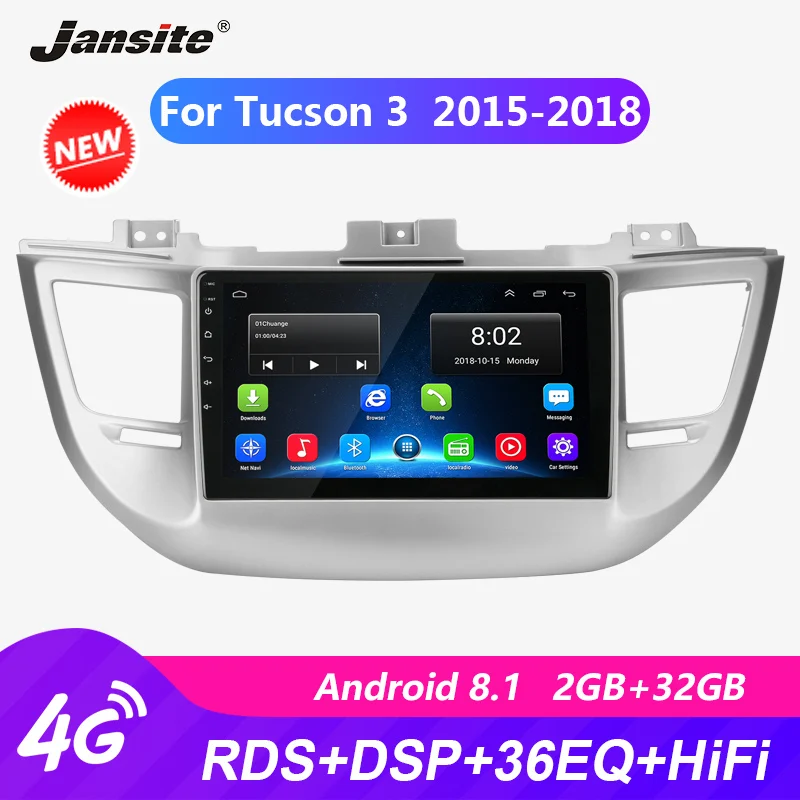 Jansite R9 9 &quotАвтомагнитола для hyundai Tucson 3 2015-2018 Авторадио Android 36EQ сенсорный экран