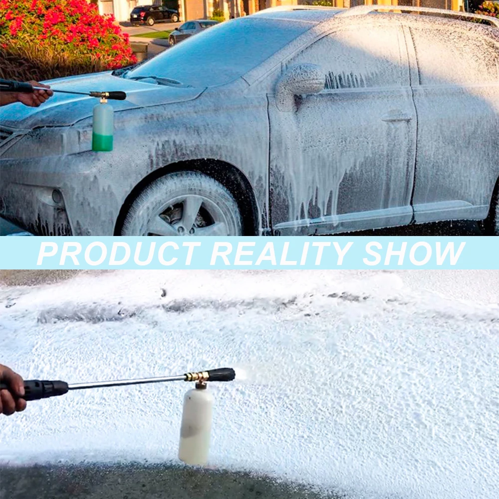 Пенная насадка с 1/4 &quotбыстроразъемным генератором пены Cannon 1L бутылка для