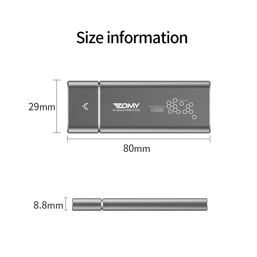 ZOMY M.2 NGFF к Usb3.0 Ssd 2 ТБ адаптер мобильный B Ключ 1 внешний твердотельный накопитель USB