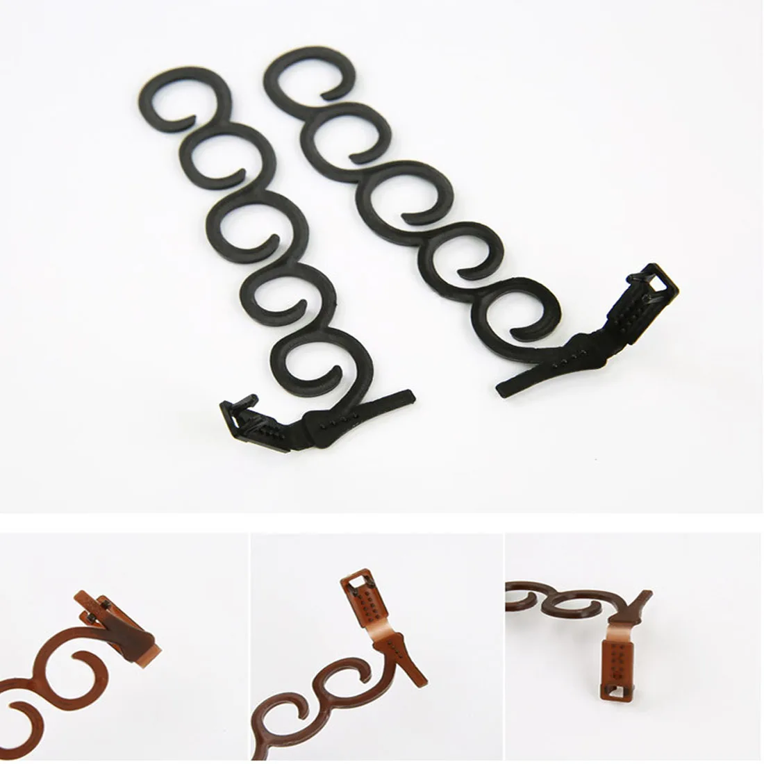 2PCS Women Fashion Flower Magic Hair Clip Bride Stylist Queue Twist Plait Braid DIY Hairstyle Styling Accessory 2021 |