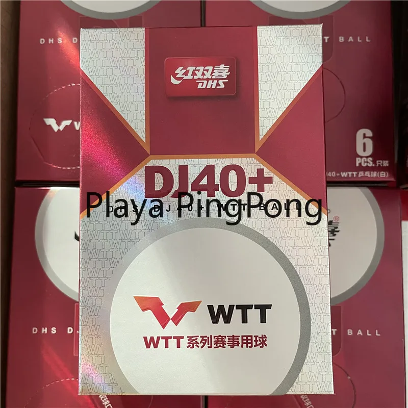 Мячи для настольного тенниса DHS DJ40 + 3 звезды WTT ITTF D40 мировое турне мячи пинг-понга
