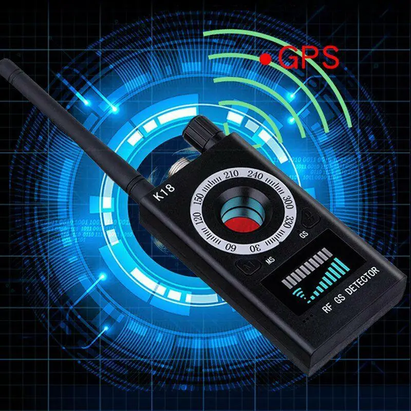 k18 anti spy rf signal scanner hidden camera detector anti candid camara magnetic gps tracker wireless mini audio gsm bug finder free global shipping
