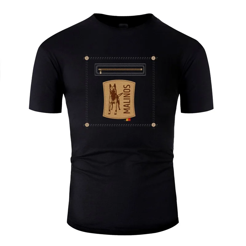 

Fashion Belgian Shepherd Malinois Tshirt Men Natural Men's Tshirts 2020 Plus Size S-5xl