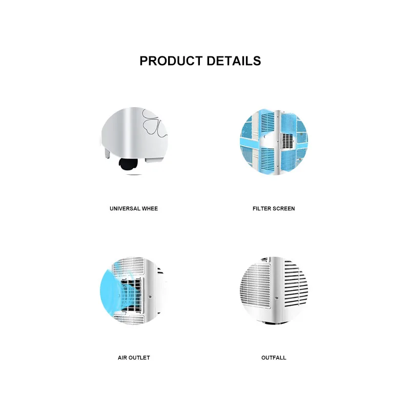 

220V Portable Air-Conditioning And Cooling Integrated Machine Single Cooling And no External Machine Free Installation