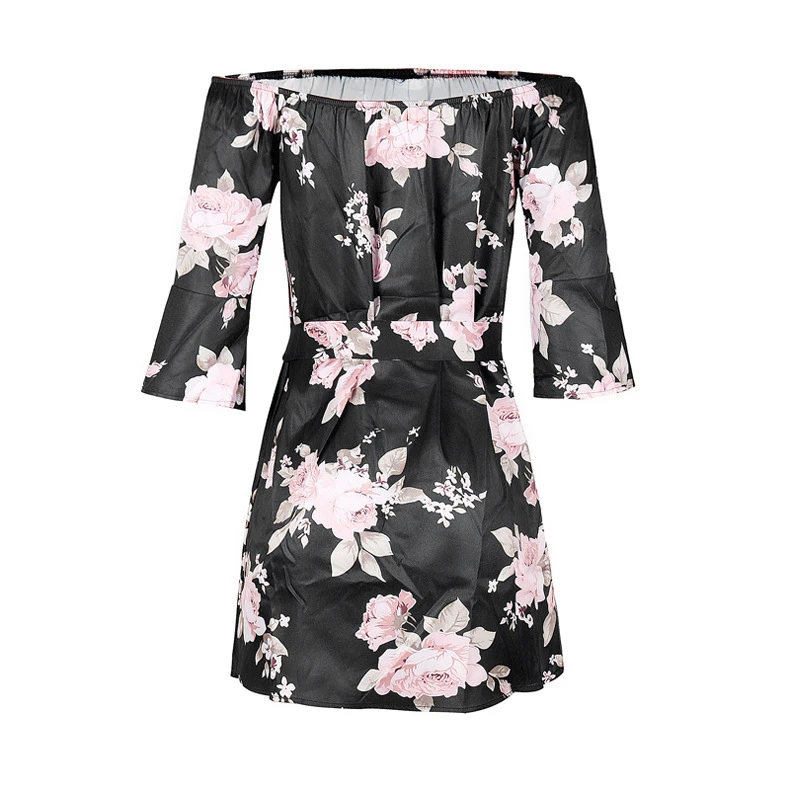 Новинка 2020 летнее весеннее женское сексуальное мини-платье с открытыми плечами