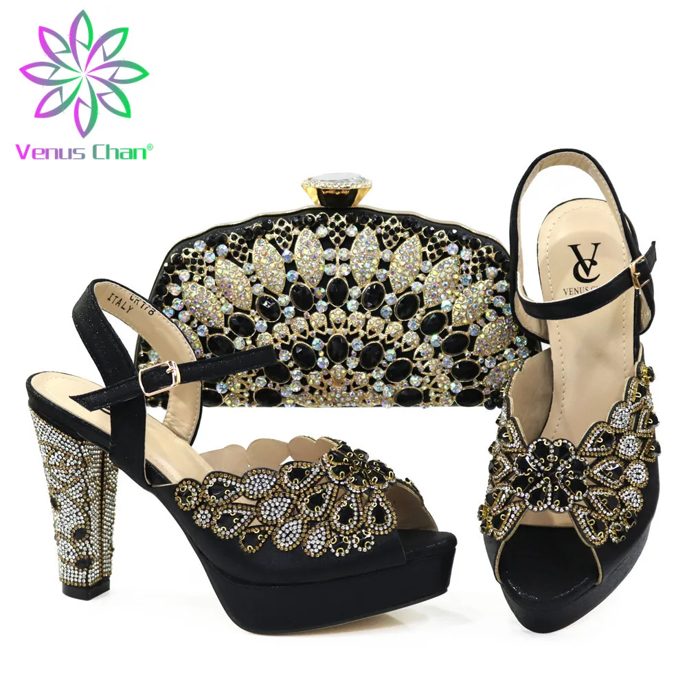 Gold Nigerian Shoes and Matching Bags for Women's Parties: Shoes and Bags to Match image 3