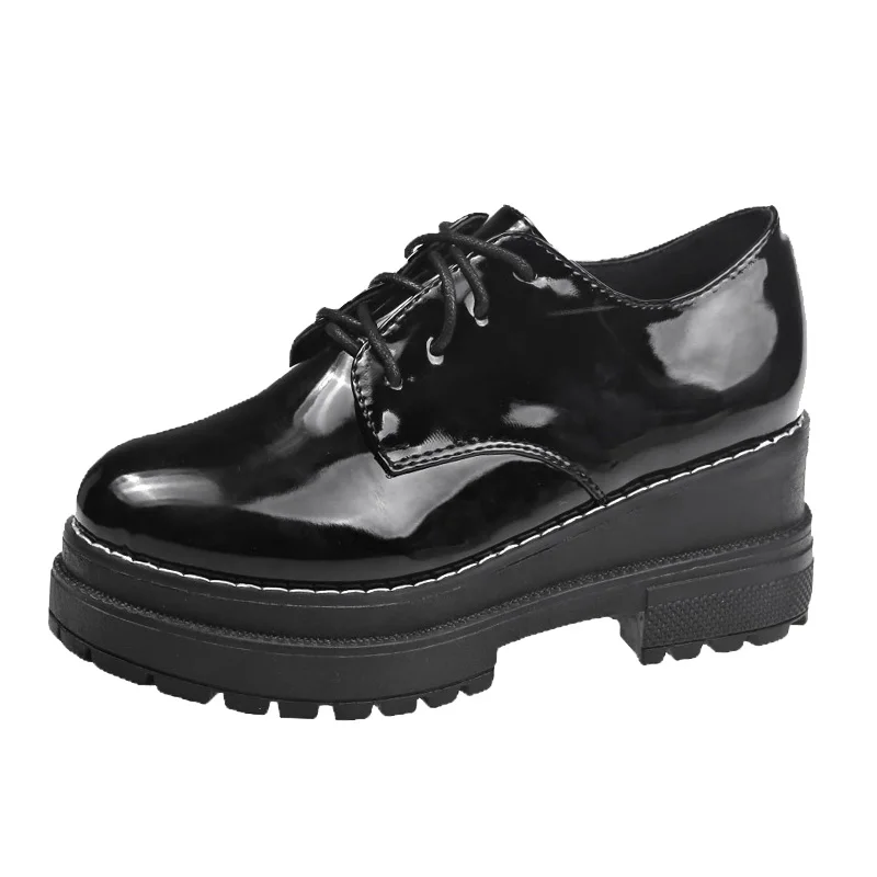 Женские туфли оксфорды на плоской подошве универсальные повседневные кроссовки