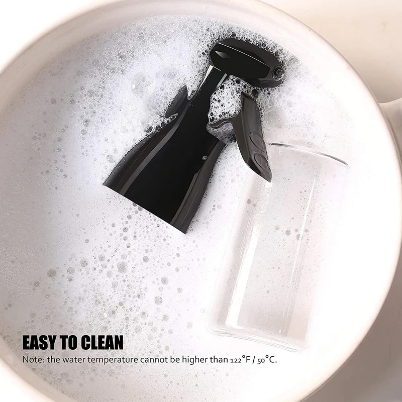 

Oil Sprayer Dispenser Bottle for Grilling Cooking, 7 Oz / 210 Ml Refillable Olive Oil Fine Mist Nebulizer