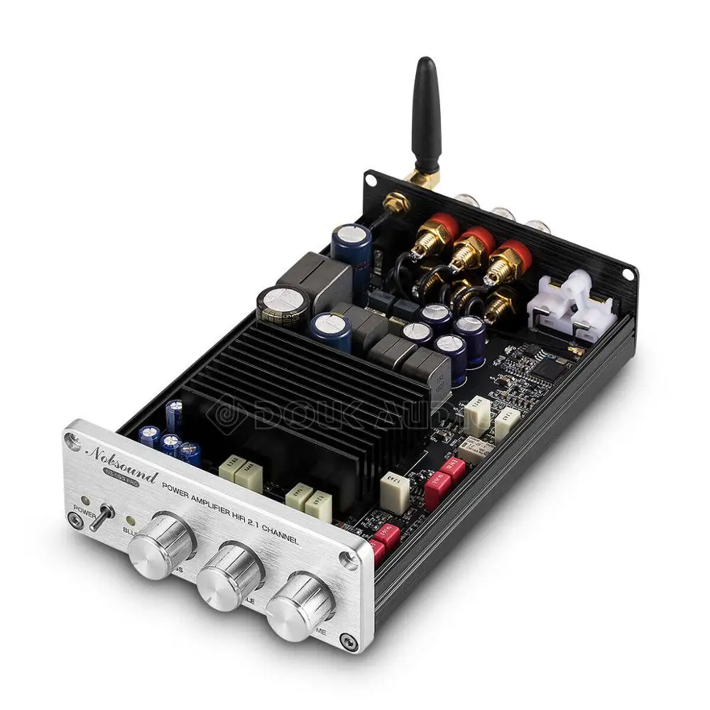 Усилитель мощности Douk audio HiFi Bluetooth 5 0 класса D стерео 2 1 каналов Домашнее аудио