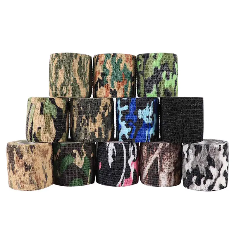 Тактический Камуфляжный эластичный бандаж самоклеящийся охотничий пистолет