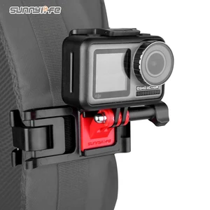 sunnylife sports camera backpack clamp universal adjustable clips for insta360 one r gopro 8 osmo action osmo pocket free global shipping