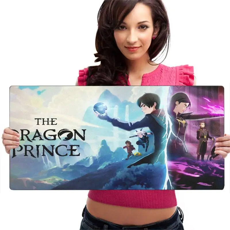 

Top Quality Anime The Dragon Prince Large Mouse Pad PC Computer Mat Free Shipping Large Mouse Pad Keyboards Mat