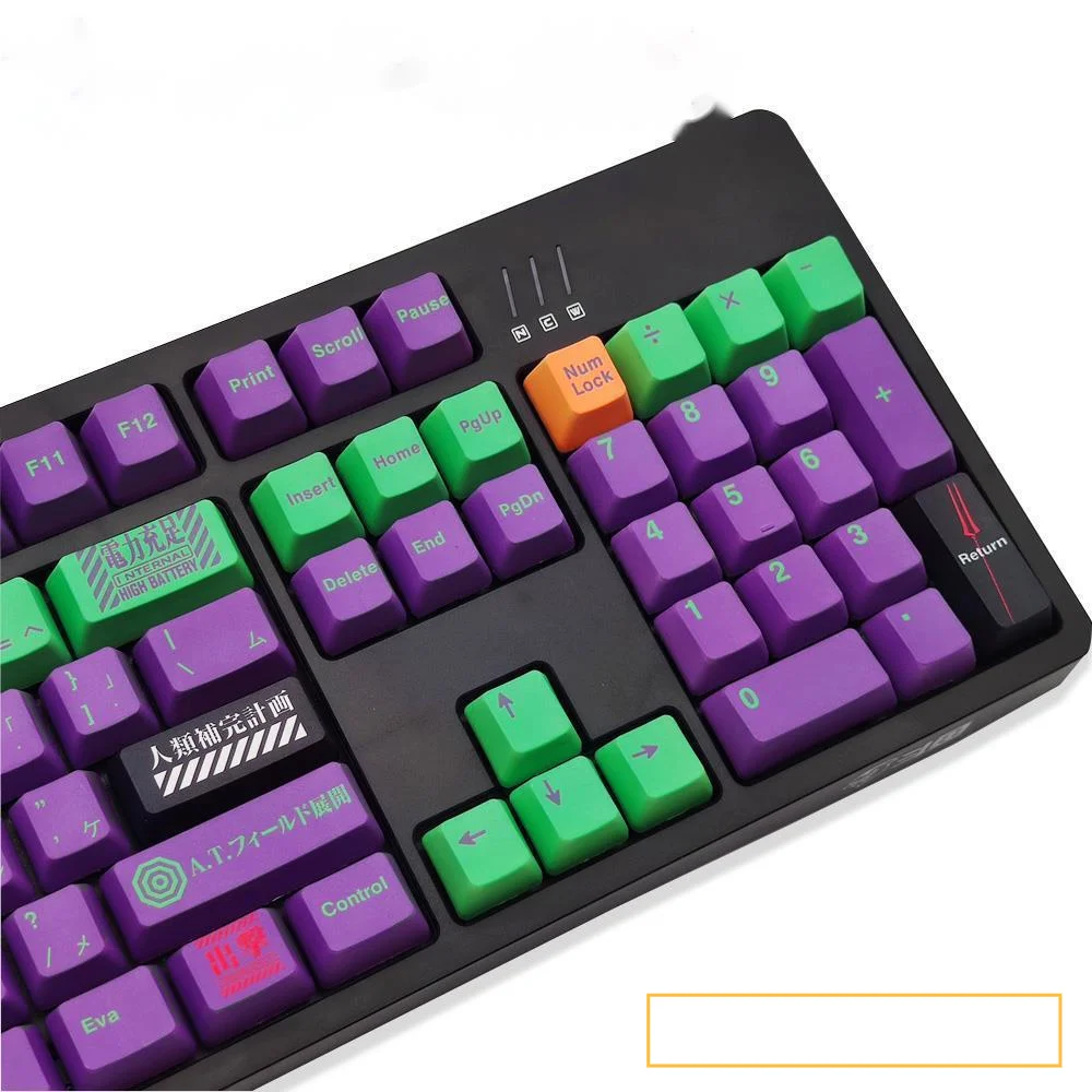 

117 клавиш PBT Keycap краска-Сублимация OEM профиль японские персонализированные колпачки ключей предназначены для механической клавиатуры Cherry MX ...