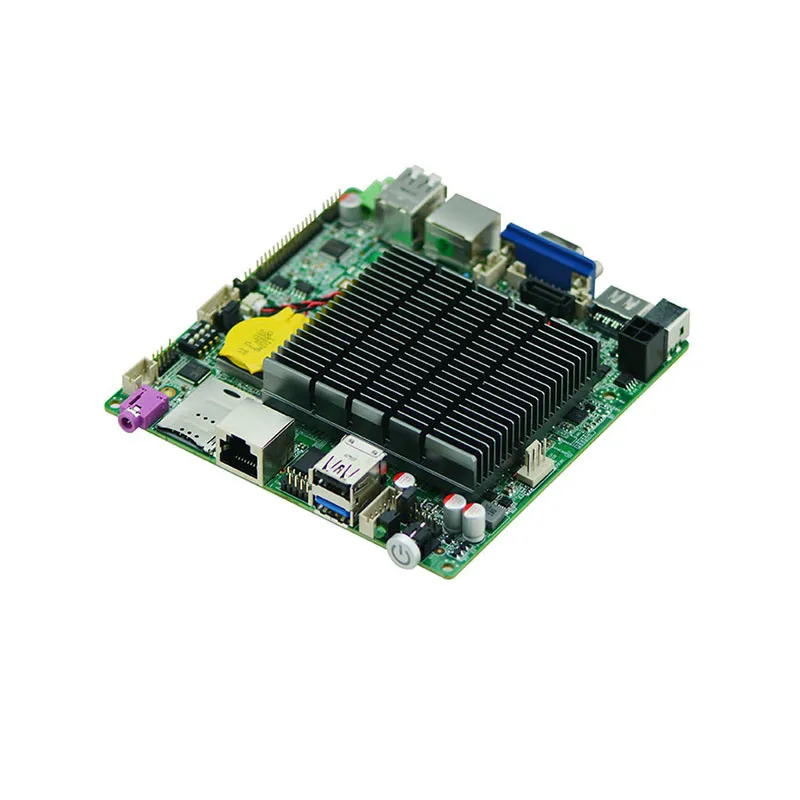 Без вентилятора Nano Itx Lvds материнская плата J1900 1 * Gigabit LAN | Компьютеры и офис