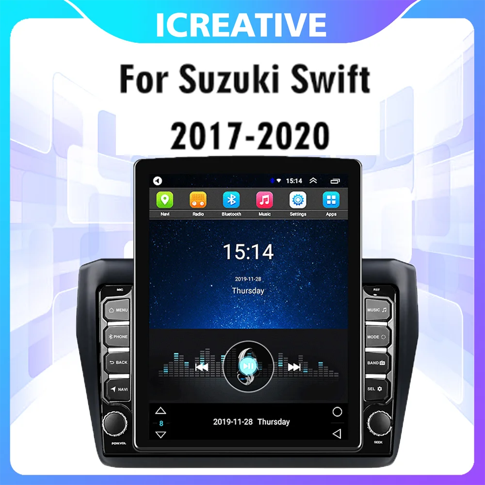 

For Suzuki Swift 2017-2020 2 Din 9.7" Tesla Screen Car Multimedia Player Android Autoradio GPS Navigator Head Unit