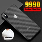 10 шт., матовая защитная пленка из углеродного волокна для iPhone 11 12 Pro Max XS XR 7 8 6s Plus SE 12 Mini 13 Pro Max