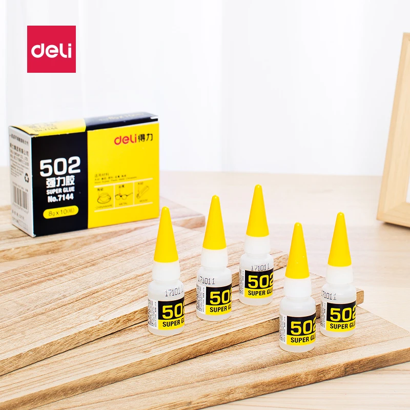502 клей Deli Универсальный прочный быстросохнущий для обуви специальный стекол Cermet