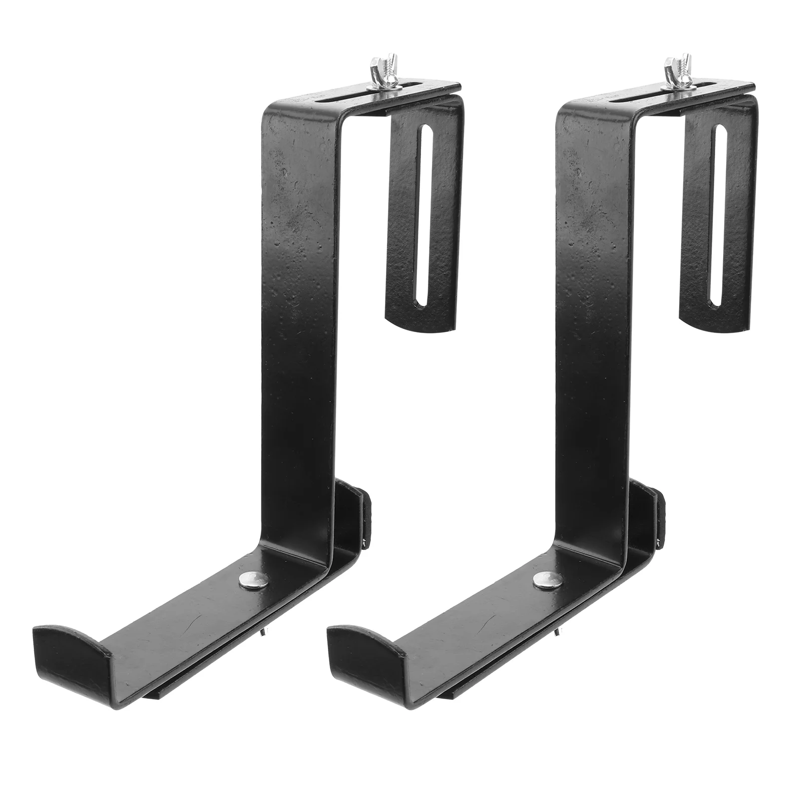 

1 Pair Balcony Flowerpot Hanging Hook Iron Planter Storage Hanging Hooks