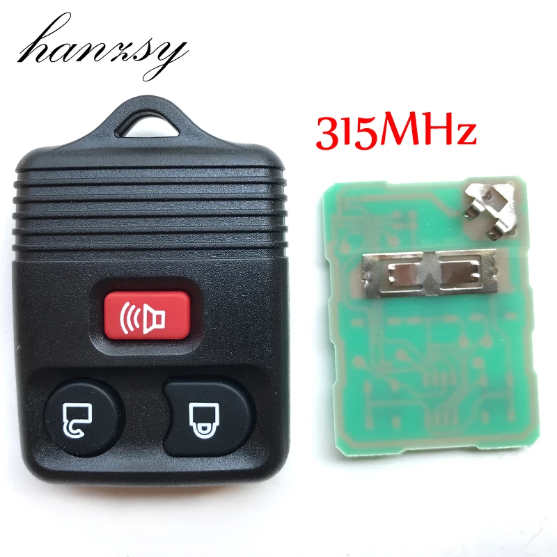 

Автомобильный пульт дистанционного управления с передатчиком, 3 кнопки, 315 МГц, для Ford Escape F 150 Explorer 2001, 2002, 2003, 2004, 2005, 2006, 2007, CWTWB1U345