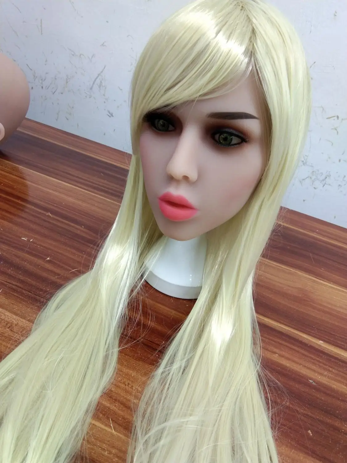 Новинка Реалистичная силиконовая голова манекена для секс куклы светильник цвет