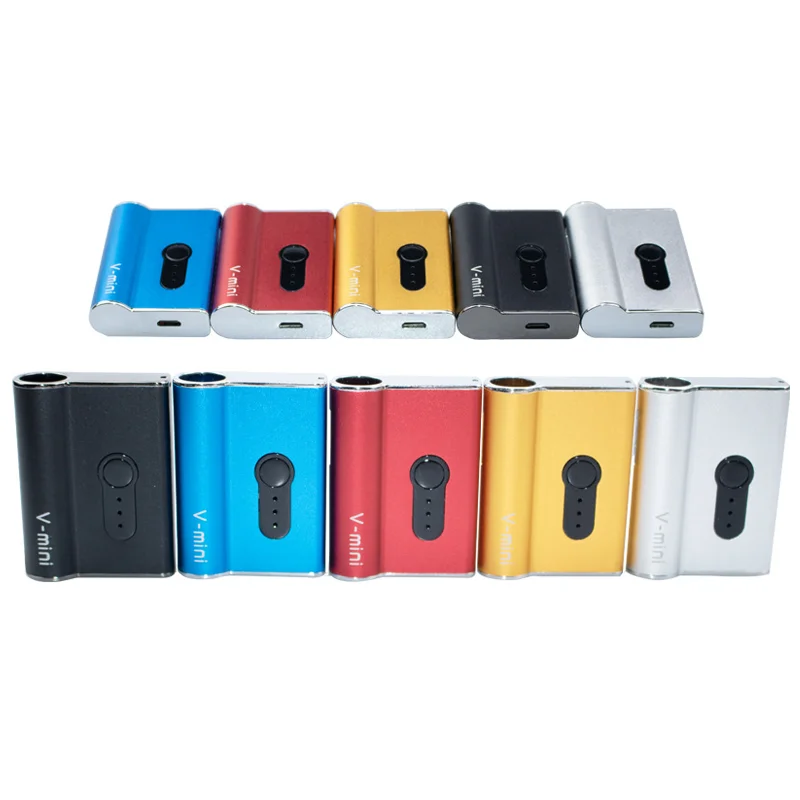 Оригинальный V Mini CBD Preheat Mod 450 мАч встроенный регулируемый напряжение Vape 510 резьба