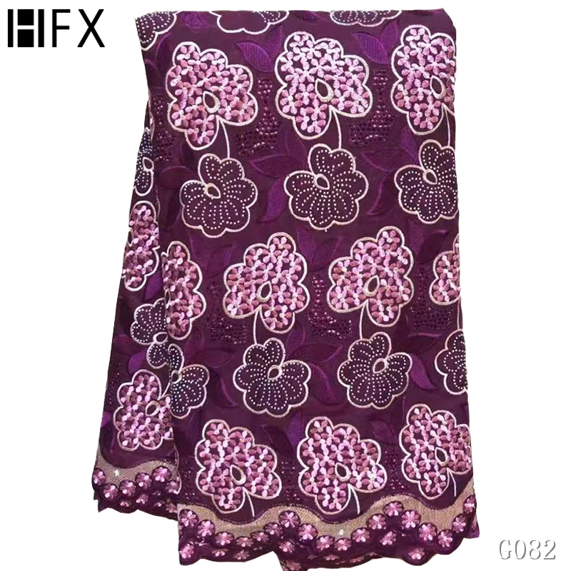 HFX швейцарская вуаль кружева в швейцарской сухой кружевной ткани высокого