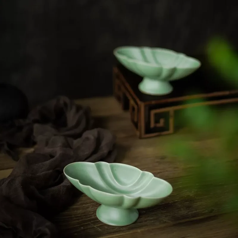 Китайский чай династия песен Ying Qing (Celadon) кунгфу чайные чашки лодка стиль