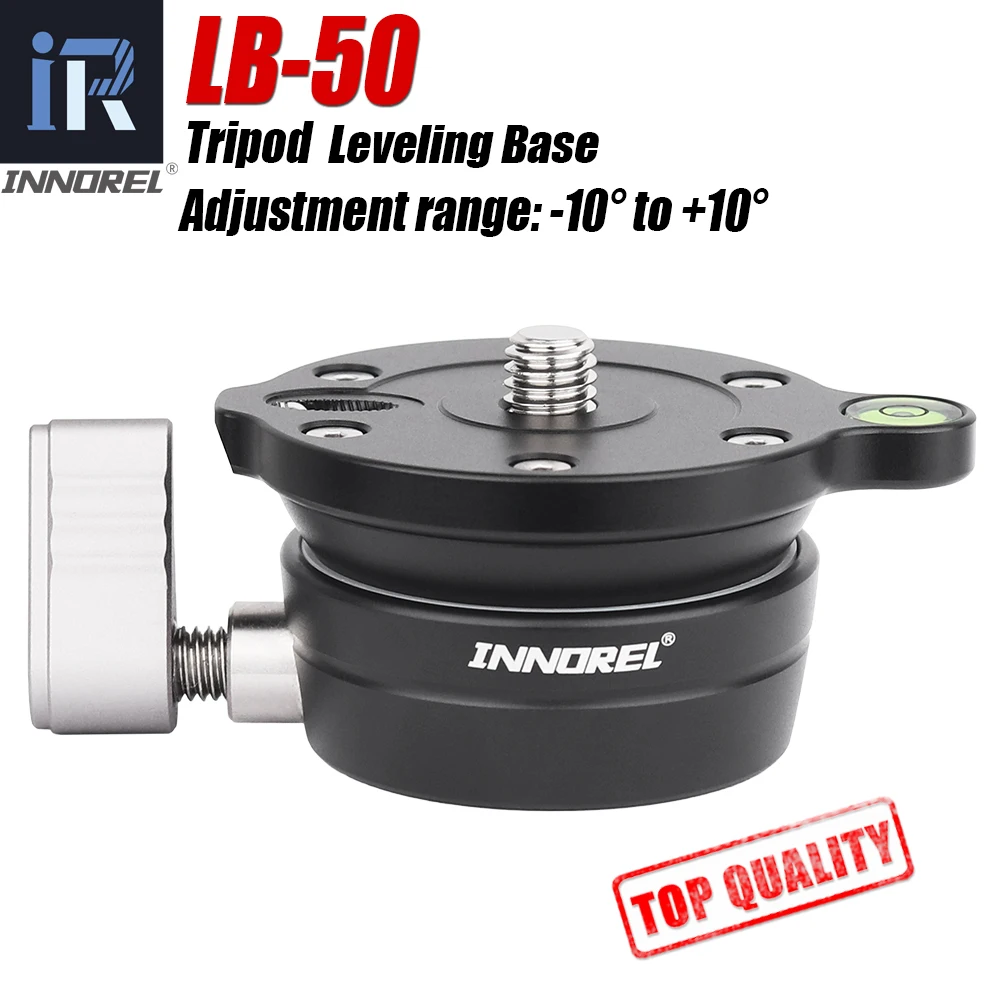 Innorel-base de Nivelamento para Câmera Dslr Tripé Monopé Profissional Nível Horizontal Lb50 Antena Hemisférica Fotografia Aérea