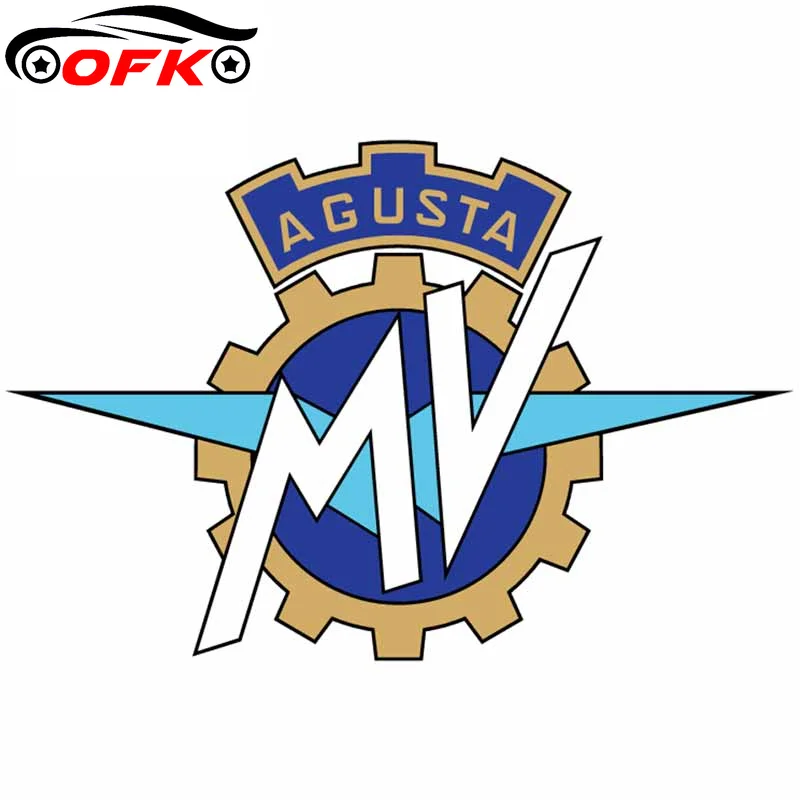 

For MV Agusta Personality Car Stickers Vinyl Sticker and Decal Waterproof Skateboard 3D Car Wrap Body for Car PVC 13cm X 9cm