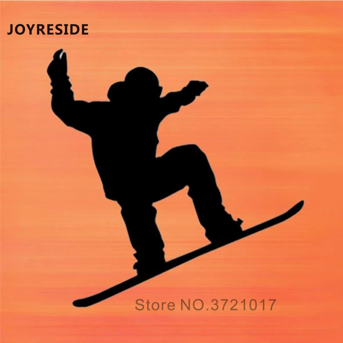 

Настенная Наклейка с изображением снежной кожи в стиле зимнего спорта, настенные наклейки для дома, детской комнаты, виниловые наклейки, сп...