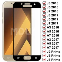 9d protective glass on for samsung galaxy a3 a5 a7 j3 j5 j7 2016 2017 j2 j4 j7 core j5 prime s7 screen protector tempered glass
