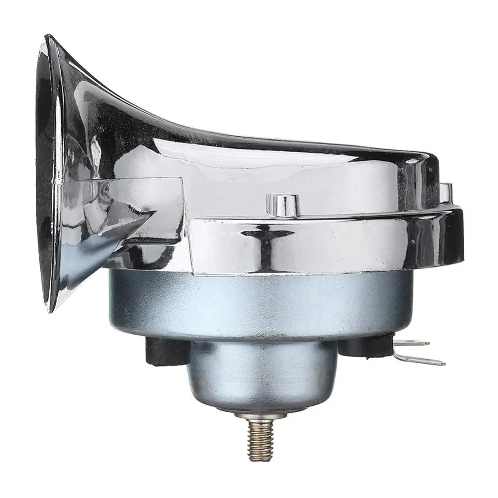 Серебряный автомобильный гудок 12 в 120 дБ для мотоцикла Универсальный