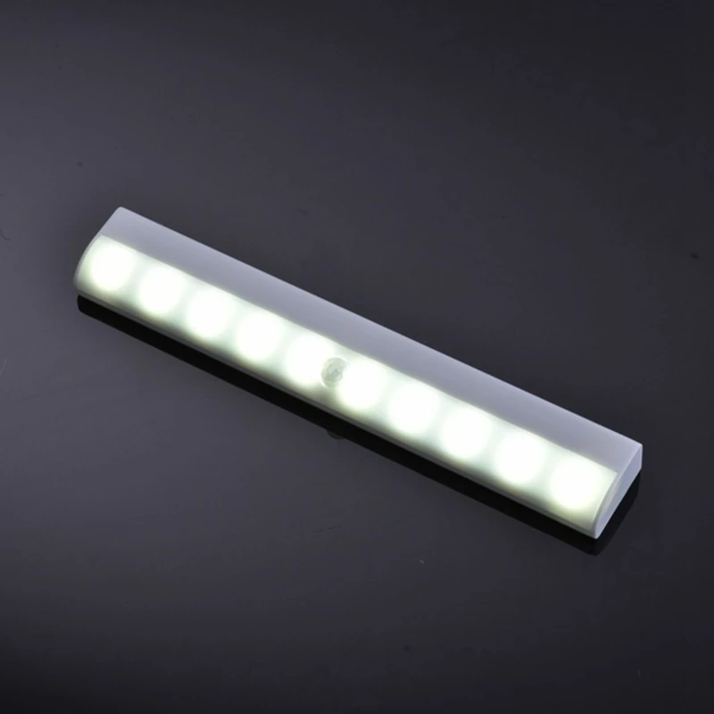 

4Pack 10 LED Portable Wireless PIR Motion Sensor Light Infrared Induction Lamp Super Bright White Light