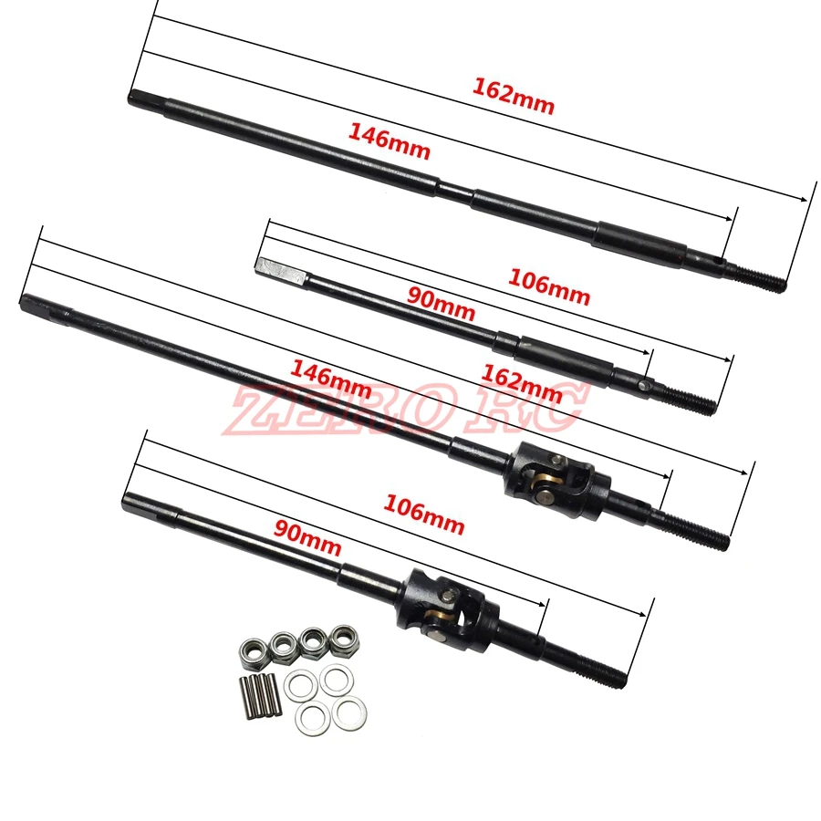 Универсальный передний и задний мост вала CVD для AXIAL Wraith 1/10 90018 90045 RR10 RC 90056|axl blues|axle