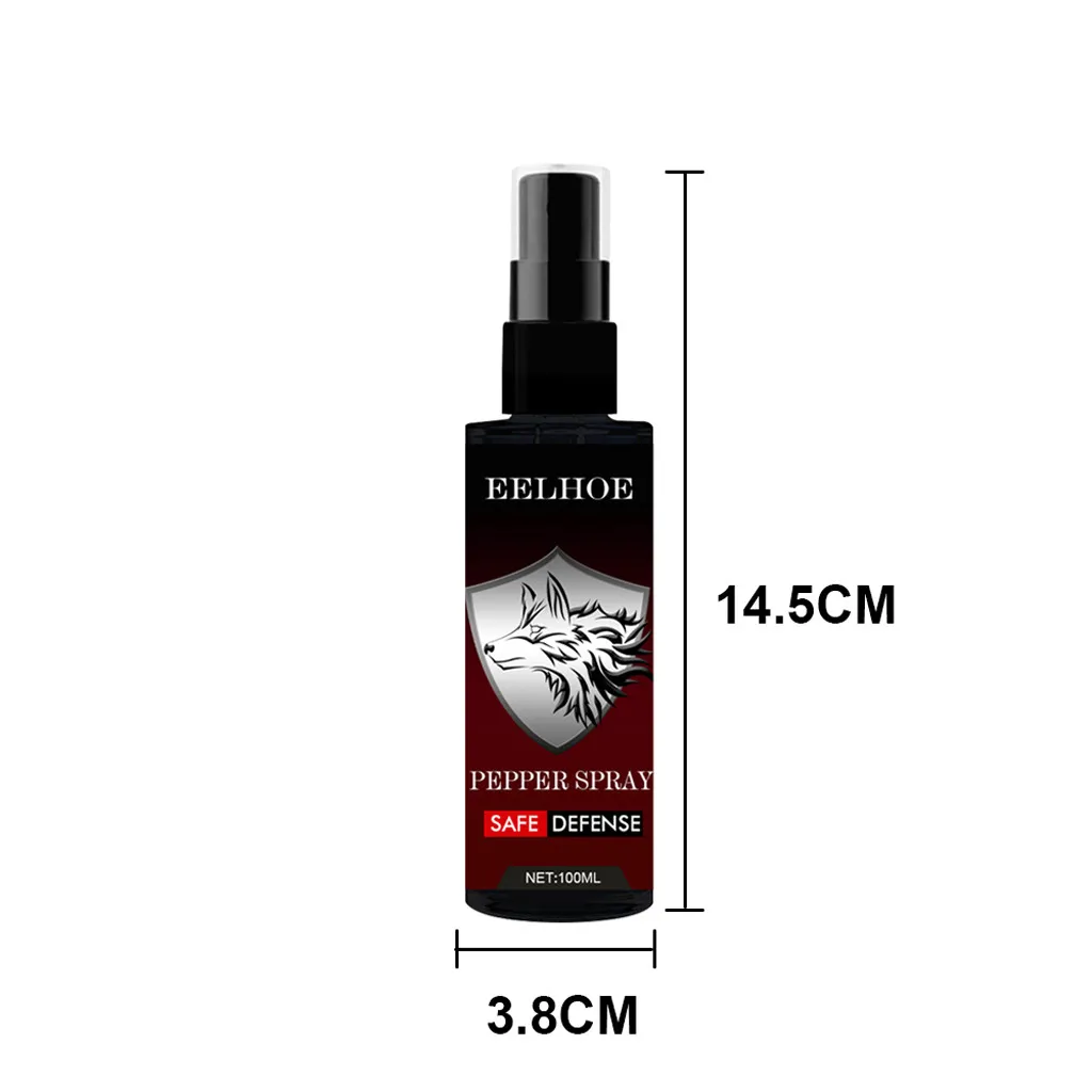 

100ML Red Pepper Spray for Women Carry Self-Defense Small Canister Big Protection Chili water Wholesale and Dropshipping C18
