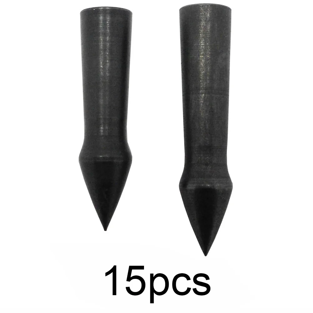 15 шт. 5/16 дюйма черный клей для стрельбы из лука на полевых точках предназначено