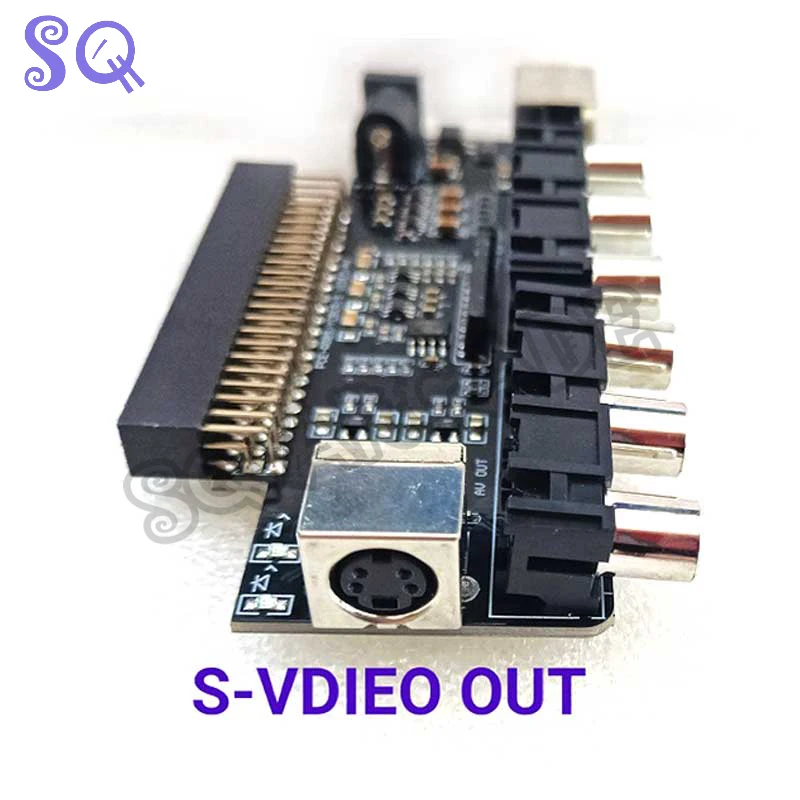 Преобразователь сигнала аудио и видео для SCART/RGBS/компонент/S-VIEO/CBVS Выходная