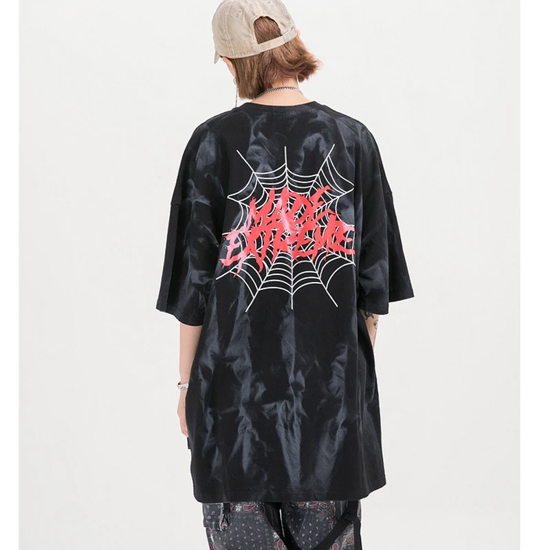 Новый дизайн 2020 Новое поступление лето галстук краситель печать Харадзюку