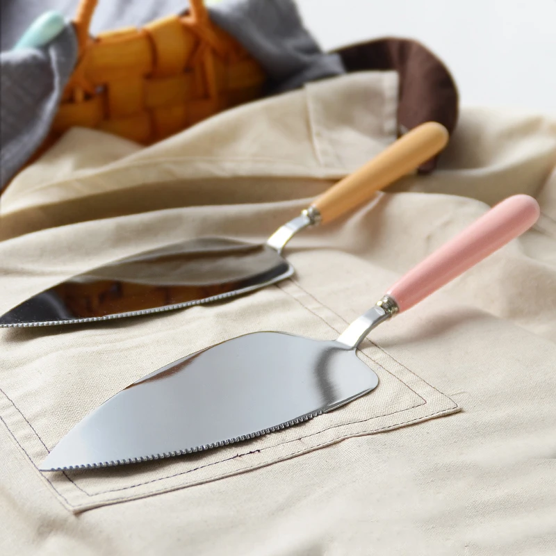 Лопатка для торта нож из нержавеющей стали с керамической ручкой