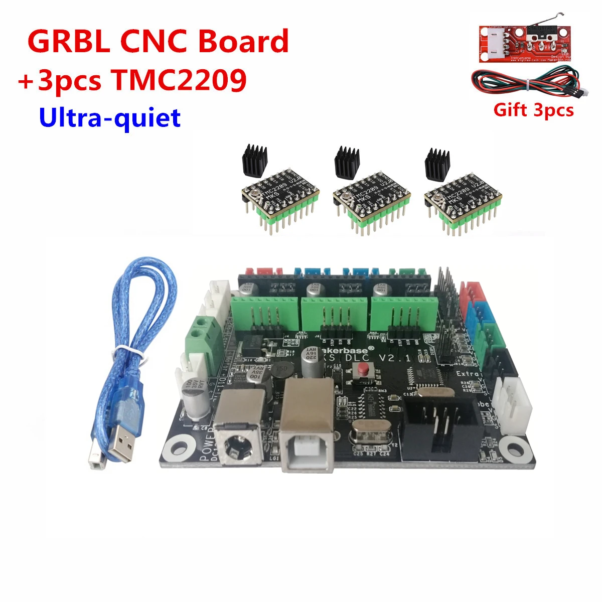 Плата управления GRBL CNC 3 осевая плата лазерным драйвером ЧПУ щит v3 расширения arduino
