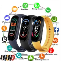 m6 m5 m4 smart watch men women bluetooth smartwatch heart rate fitness tracking sports bracelet for apple xiaomi android