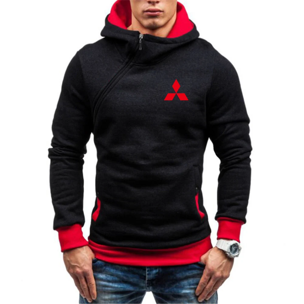 

Mitsubishi Logo 2022 Brand Mens Stand Collar Sweatshirts Men Hoodies Zipper Sweatshirts For Male Hoodie Sweatshirt Man Clothing