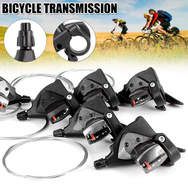 

Bicycle Shifter Mountain Bike Transmission Universal Hand Switch for Left/Right/Pair Optional WHShopping